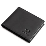 Carteira masculina de couro slim Titan