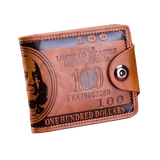 Carteira de couro slim Money