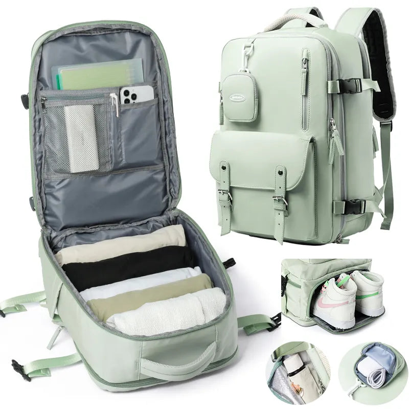 Mochila de Viagem Multicompartimentos Impermeável -usedleon Usedleon