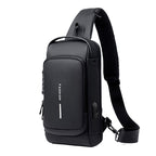 Bolsa de Ombro Antifurto com Carregamento USB Usedleon