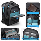 Mochila Executiva Michigan - Notebook 17`, Impermeável e Porta USB-usedleon Usedleon