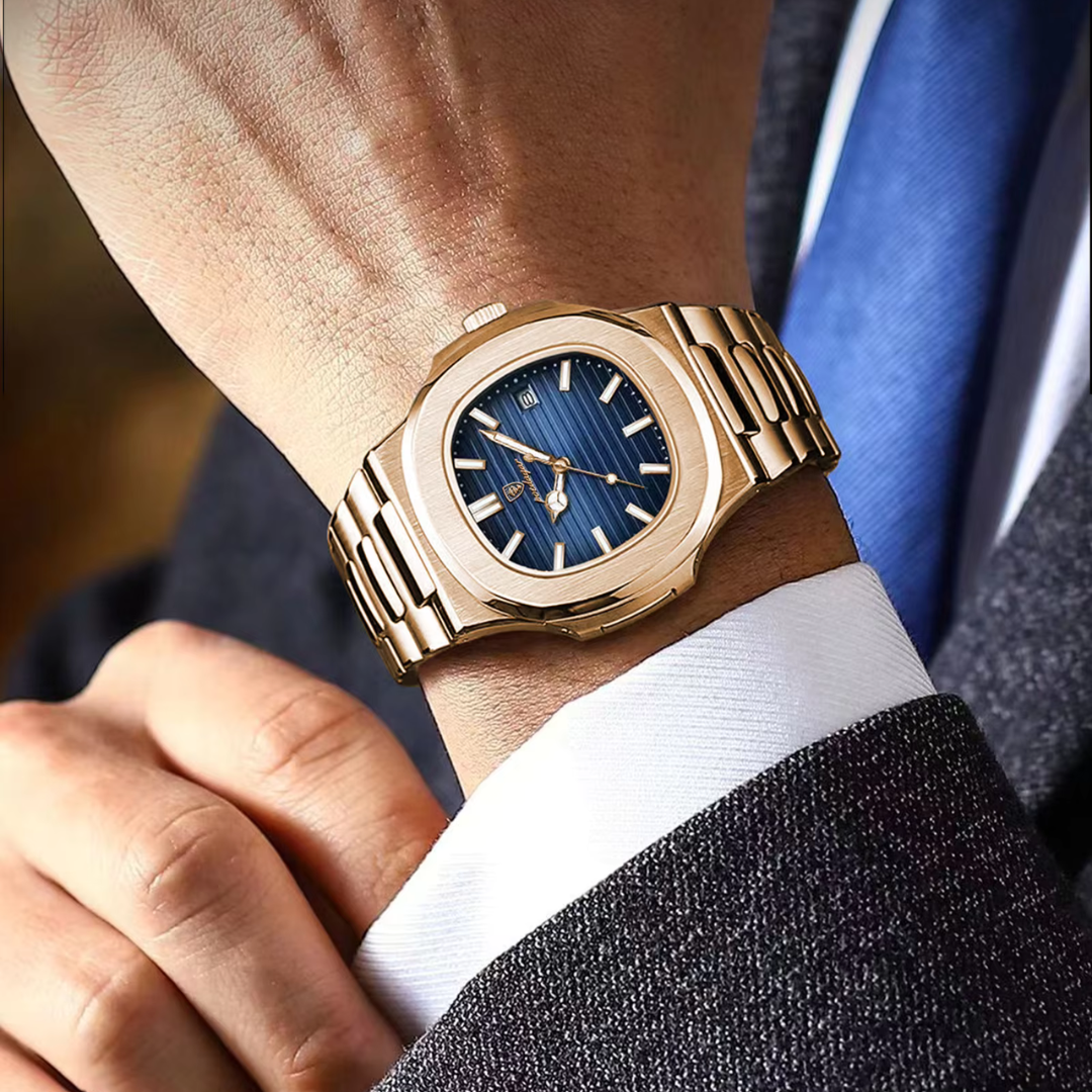 Relógio deluxe Golden-usedleon® Usedleon