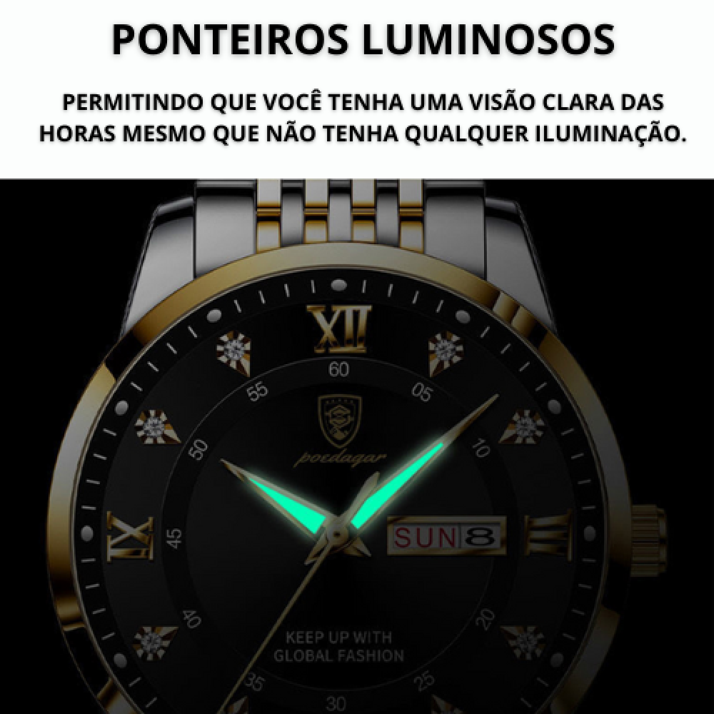 Relógio Poedagar Quartz Luxury usedleon® Usedleon