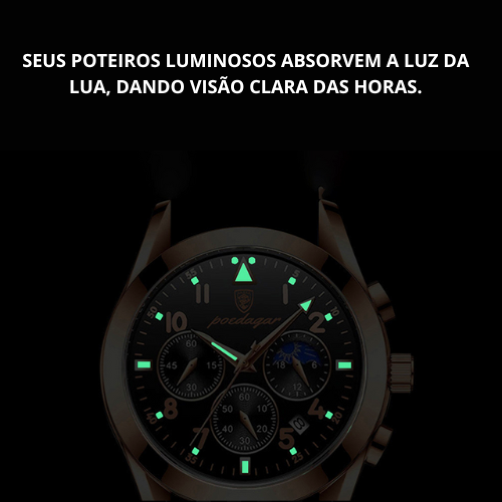 Relógio Poedagar Chronoforge -usedleon Usedleon