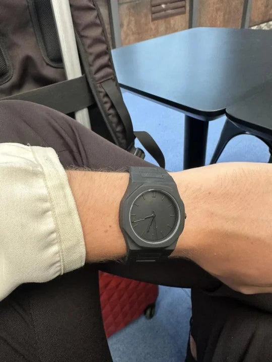 Relógio Masculino All Black Minimalist - Blackout Edition Usedleon