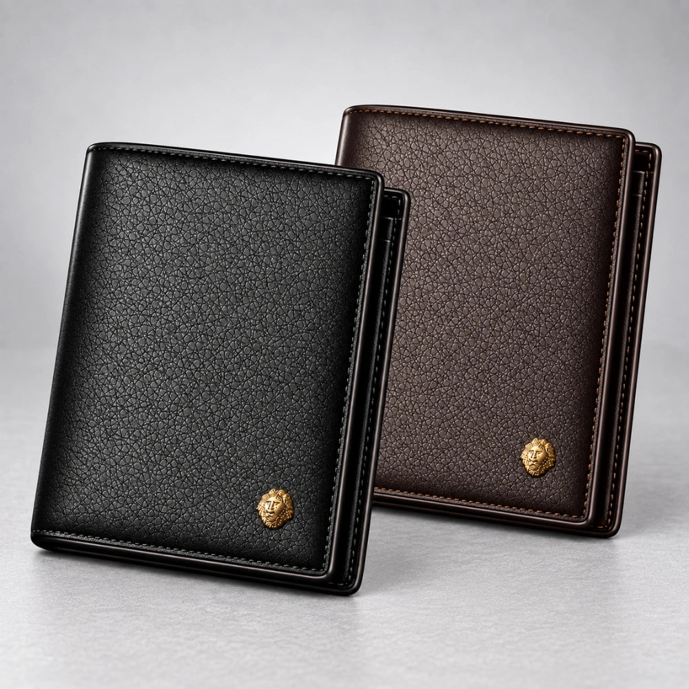 Carteira Masculina Lion Executive com Porta-Cartões Usedleon