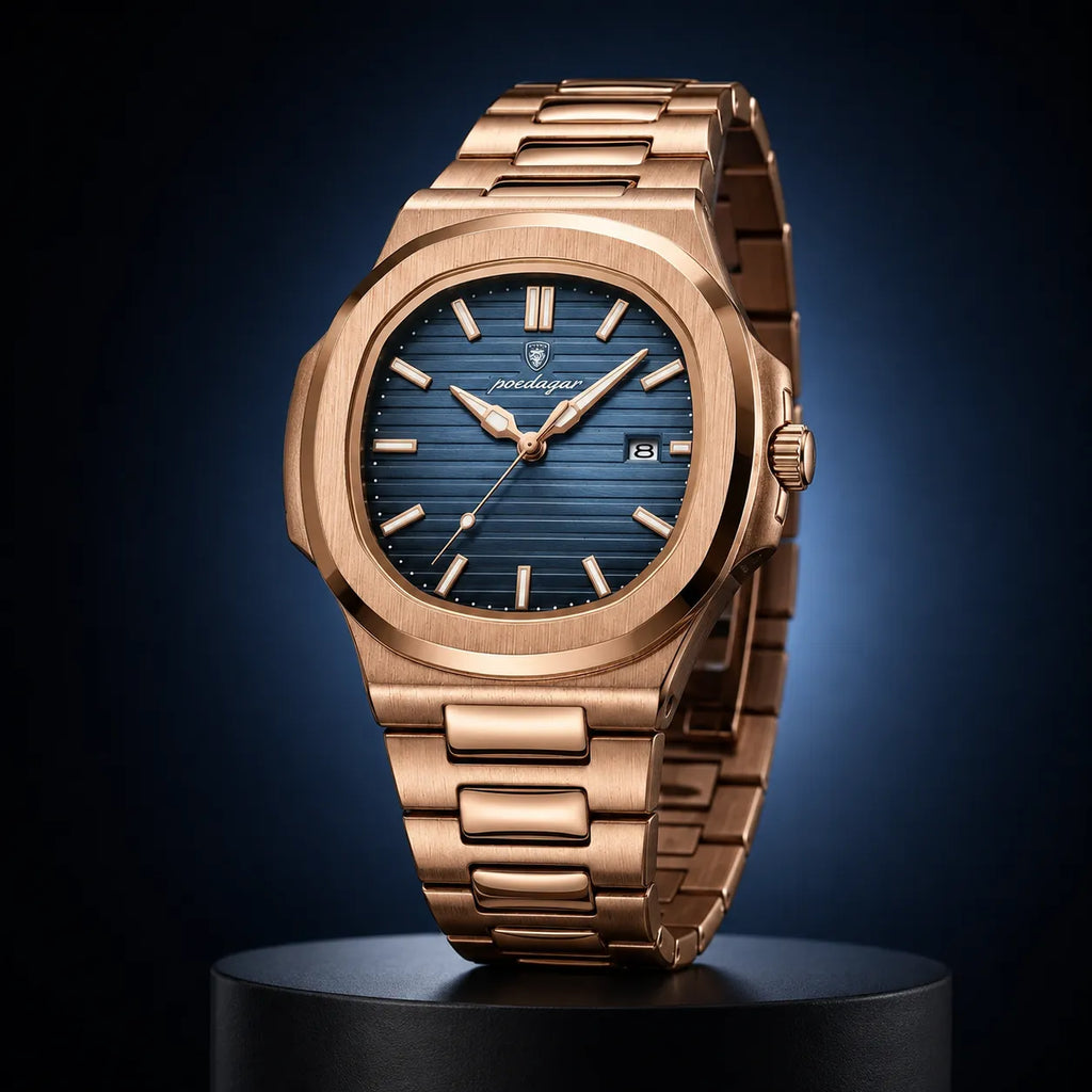 Relógio masculino Golden deluxe Usedleon