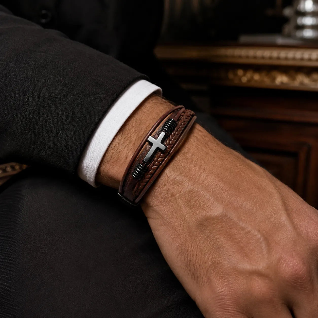 Pulseira Masculina Cross Heritage Usedleon
