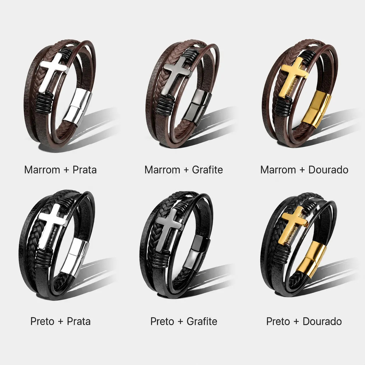 Pulseira Masculina Cross Heritage Usedleon