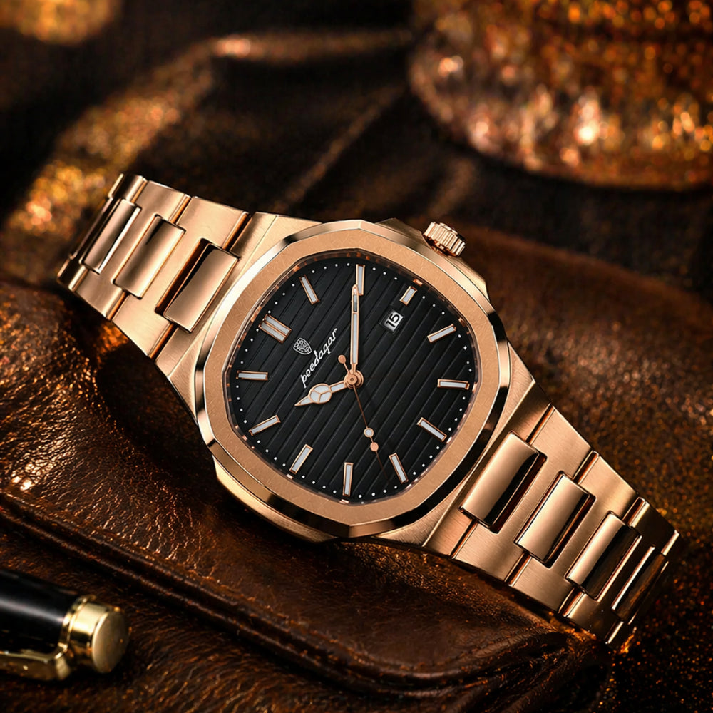 Relógio masculino Golden deluxe Usedleon