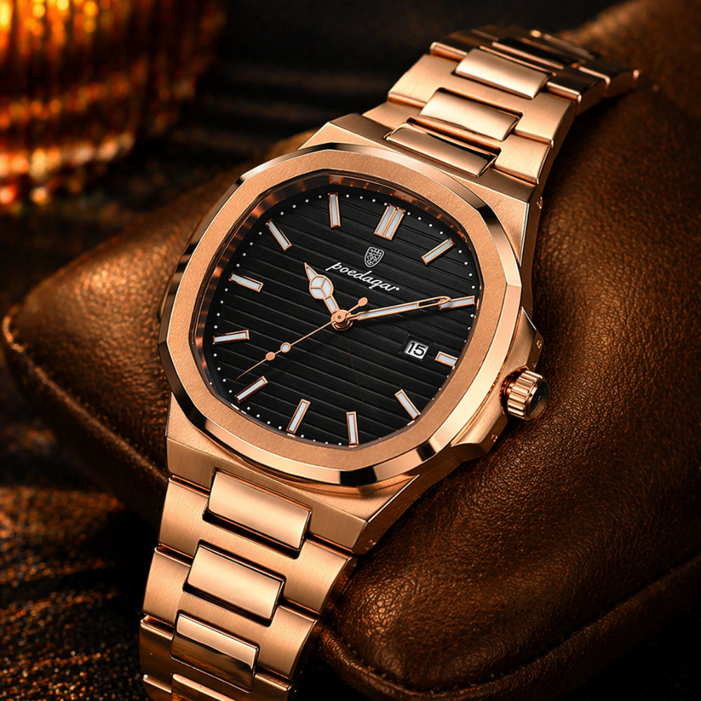 Relógio masculino Golden deluxe Usedleon