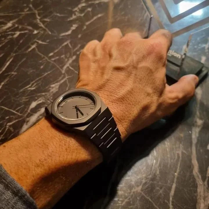 Relógio Masculino All Black Minimalist - Blackout Edition Usedleon