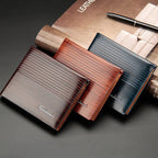 New Slim Short Men Wallets High Quality Luxury Card Holder Male Purse Retro Coin Pocket Photo Holder Men Wallets Usedleon