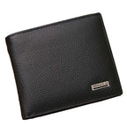 Classic Short Genuine Leather Men Wallets Fashion Coin Pocket Card Holder Men Purse Simple Quality Male Wallets Usedleon