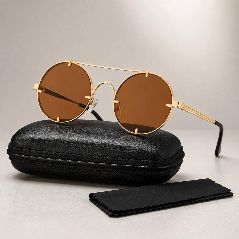 Óculos de Sol Masculino Legacy Round Polarizado UV400 Usedleon