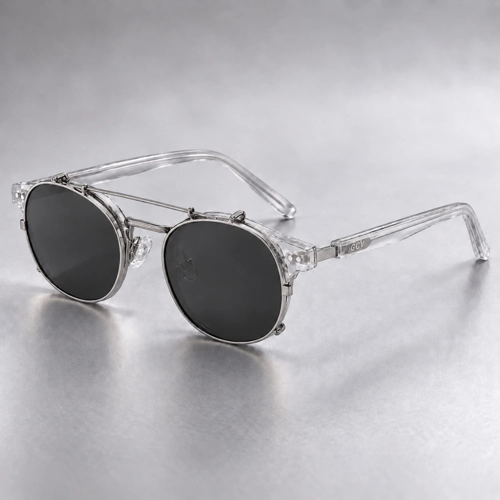 Óculos de Sol Masculino Prestige Duo Clip-On Polarizado UV400 Usedleon