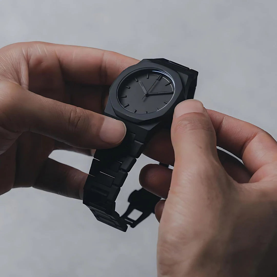 Relógio Masculino All Black Minimalist - Blackout Edition Usedleon