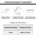 Pulseira Masculina de Couro Legítimo com Pedras Naturais Usedleon