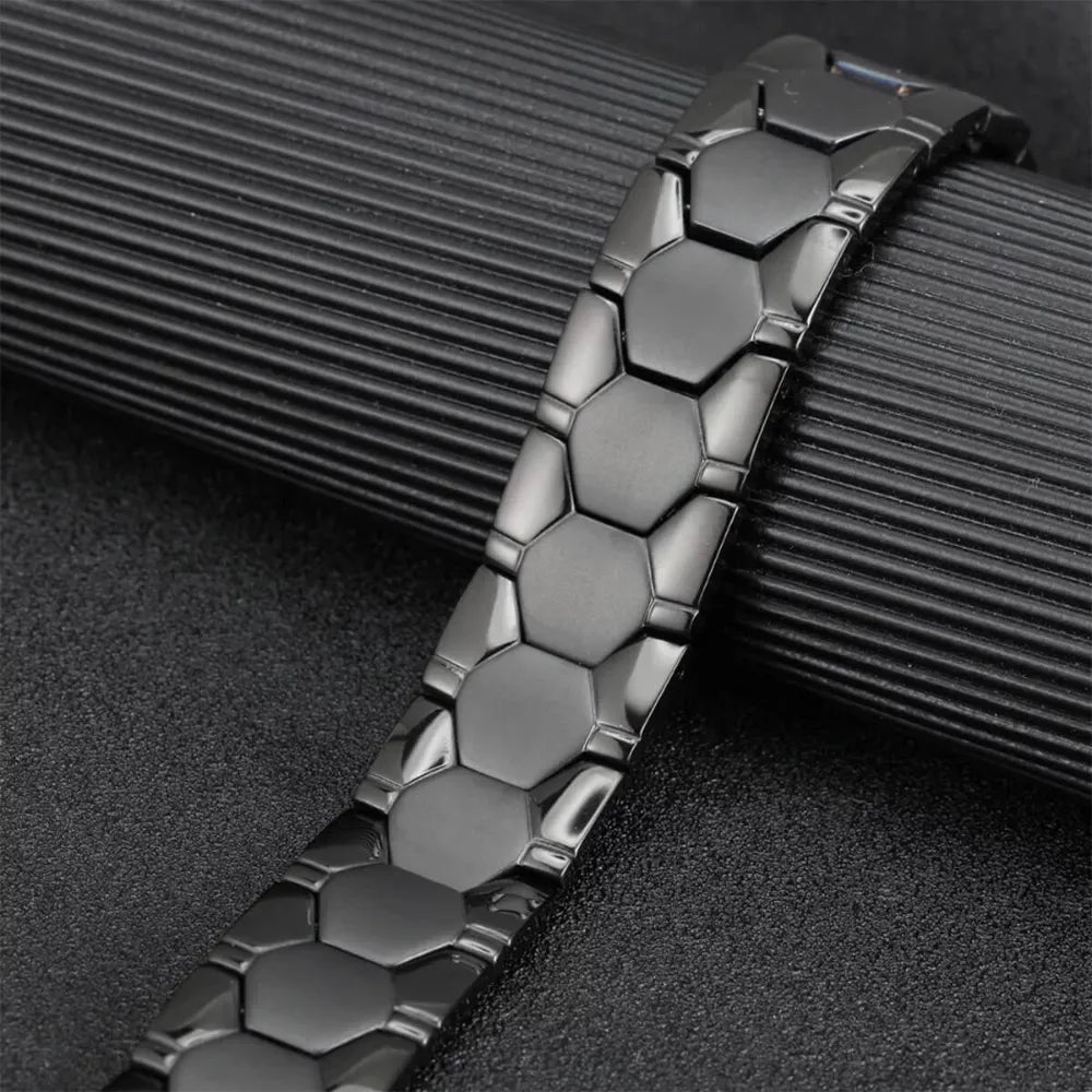 Pulseira Masculina Titanium Magnetic premium Usedleon