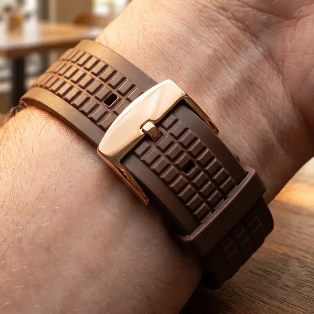 Relógio Masculino NIBOSI Luxury Square pulseira de silicone Usedleon