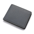 2025 New Wallet Men Short Dollar Clip Zipper Simple Soft Leather Lightweight Usedleon
