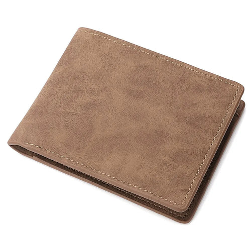 2025 New Wallet Men Short Dollar Clip Zipper Simple Soft Leather Lightweight Usedleon