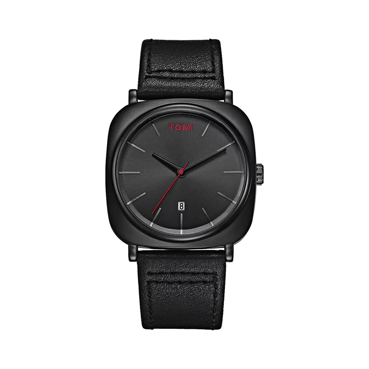 TOMI Men's Fashion Business Design Watch Square Small Disc Watch High Quality Minimalist Design Elegant Men's Watch Quartz Watch Usedleon