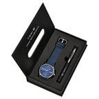 TOMI New 2PCS Luxury Business Men Watch Gift Box Set Simple and Casual Men Calendar Quartz Watch Pen Reloj Men Holiday Gift Usedleon