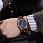 TOMI Fashion Men's Two Pin Half Belt Watch Casual and Minimalist Men's Quartz Watch Usedleon