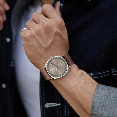 TOMI New 2PCS Luxury Business Men Watch Gift Box Set Simple and Casual Men Calendar Quartz Watch Pen Reloj Men Holiday Gift Usedleon