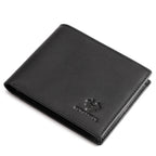 KAVIS Handmade Men's Wallet Genuine Leather RFID Card Holder with ID Window Large Capacity Male Storage Money Bag Fashion Usedleon