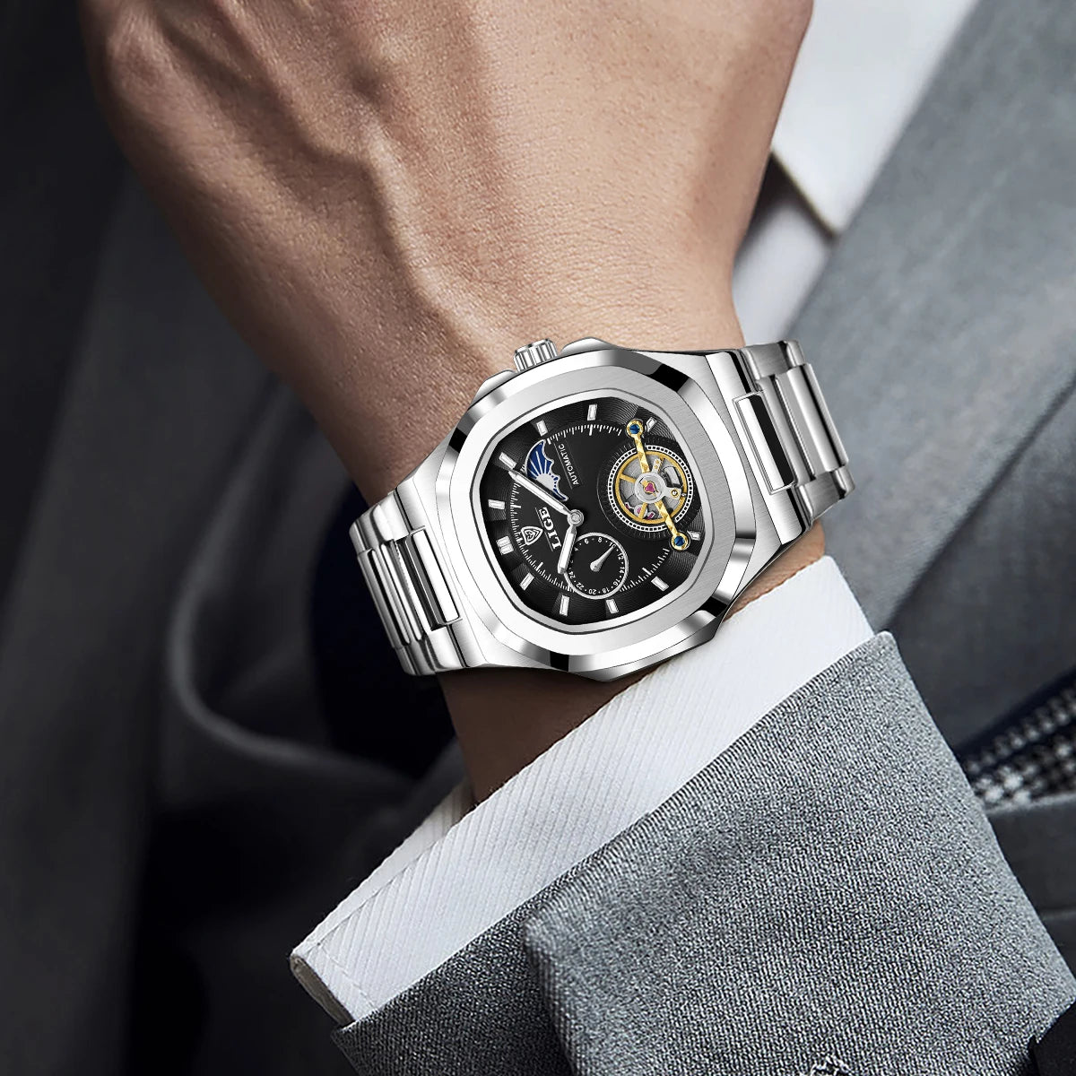 Relogio Lige tourbillon -usedleon Usedleon
