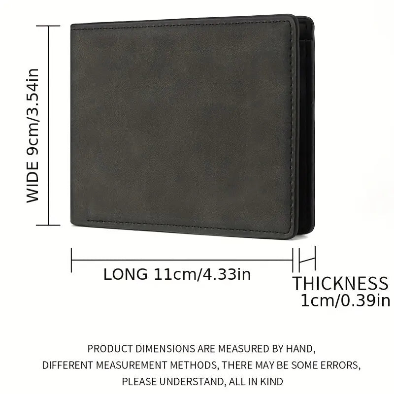 2025 New Wallet Men Short Dollar Clip Zipper Simple Soft Leather Lightweight Usedleon
