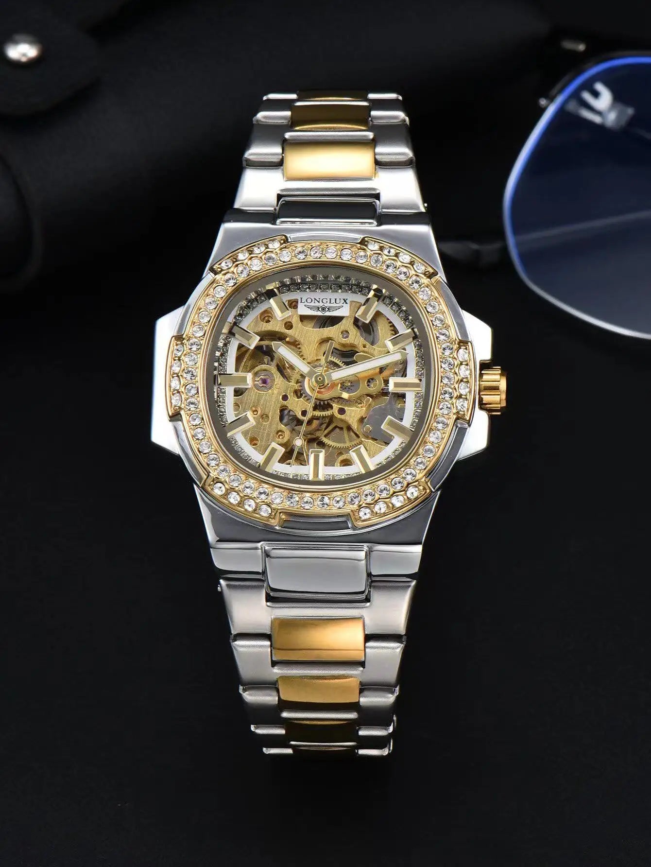 Relogio longlux Diamante -usedleon Usedleon