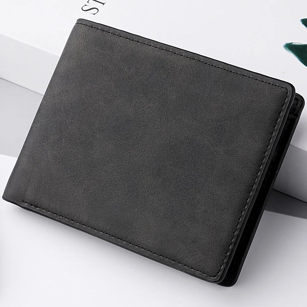 2025 New Wallet Men Short Dollar Clip Zipper Simple Soft Leather Lightweight Usedleon