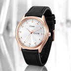 TOMI Minimalist Men's Watch Business Casual Men's And Women's Quartz Watch Fashionable And Versatile Calendar Quartz Watch Usedleon