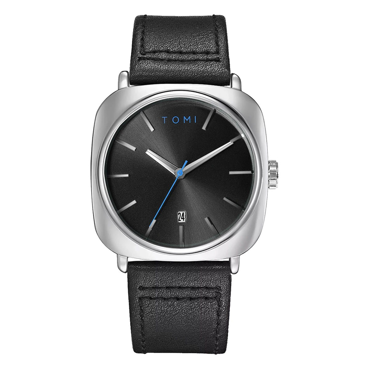 TOMI Men's Fashion Business Design Watch Square Small Disc Watch High Quality Minimalist Design Elegant Men's Watch Quartz Watch Usedleon