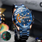 Relógio curren Chronograph -usedleon Usedleon