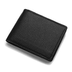 2025 New Wallet Men Short Dollar Clip Zipper Simple Soft Leather Lightweight Usedleon