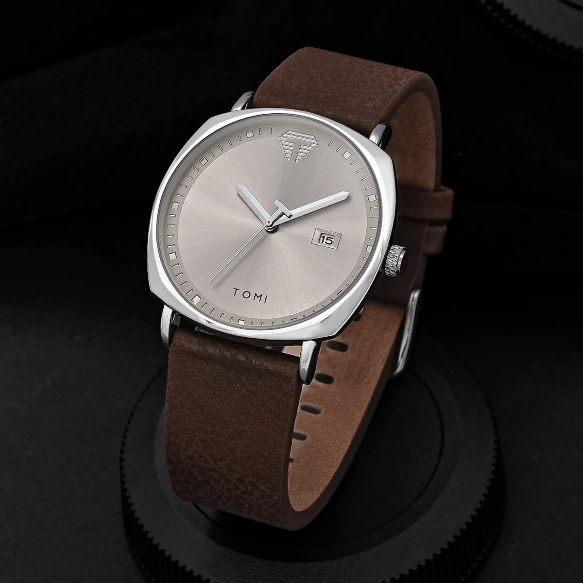 TOMI New 2PCS Luxury Business Men Watch Gift Box Set Simple and Casual Men Calendar Quartz Watch Pen Reloj Men Holiday Gift Usedleon