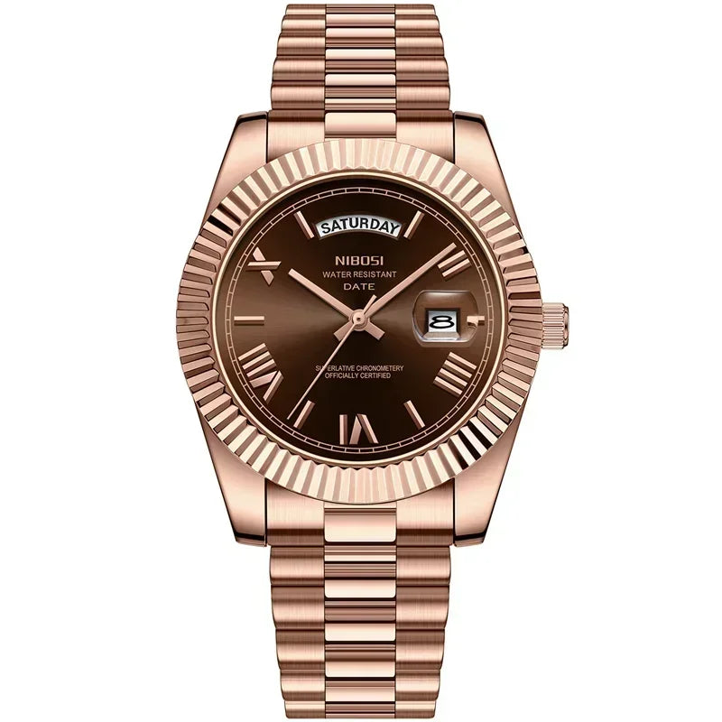 NIBOSI Luxury Men Quartz Watch Waterproof Date Luminous Wristwatch Sports Stainless Steel Men's Watches Male Clock Reloj Hombre Usedleon