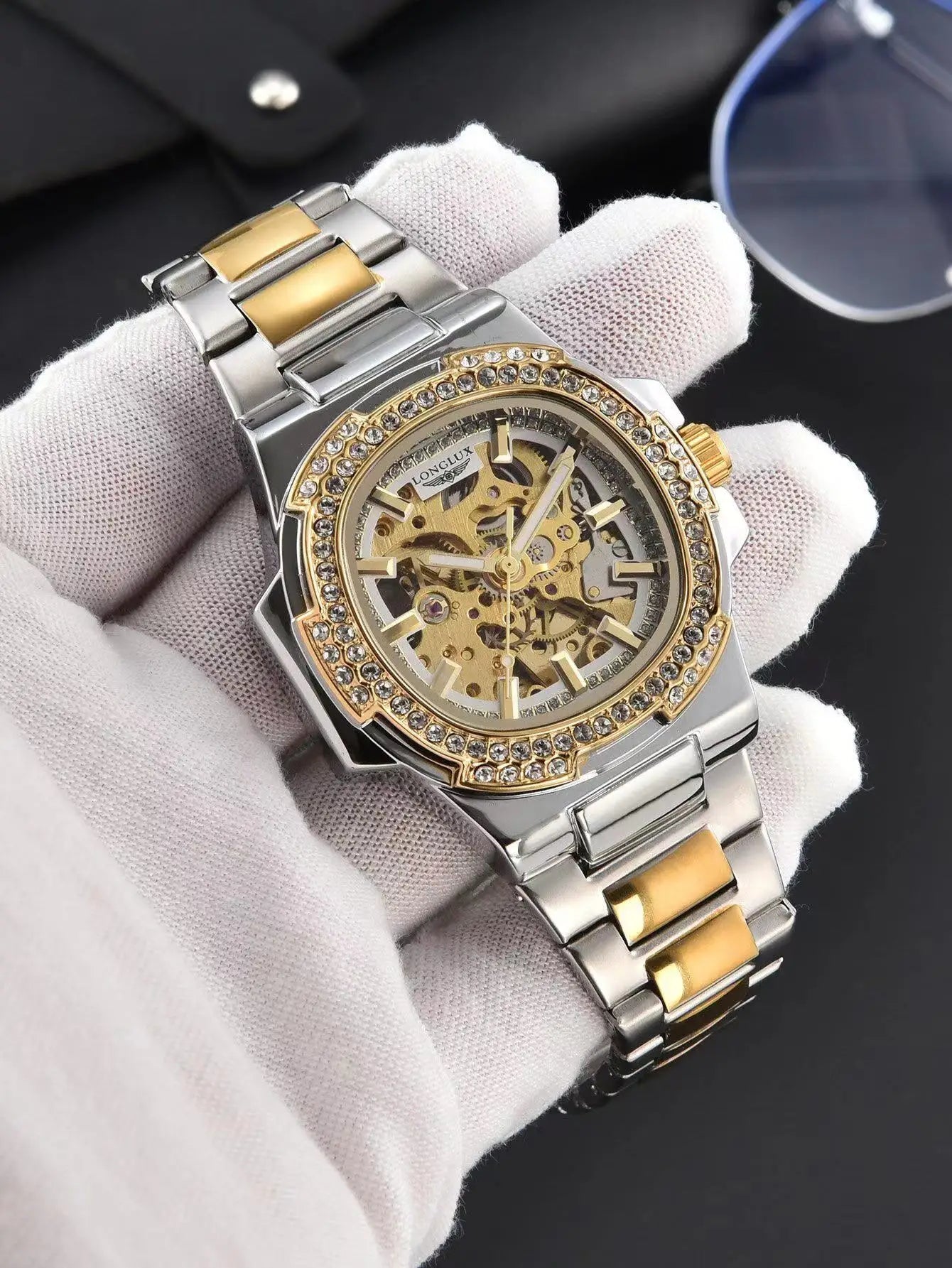 Relogio longlux Diamante -usedleon Usedleon