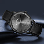 TOMI Fashion Men's Two Pin Half Belt Watch Casual and Minimalist Men's Quartz Watch Usedleon