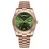 Ouro rose-verde