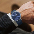 TOMI New 2PCS Luxury Business Men Watch Gift Box Set Simple and Casual Men Calendar Quartz Watch Pen Reloj Men Holiday Gift Usedleon