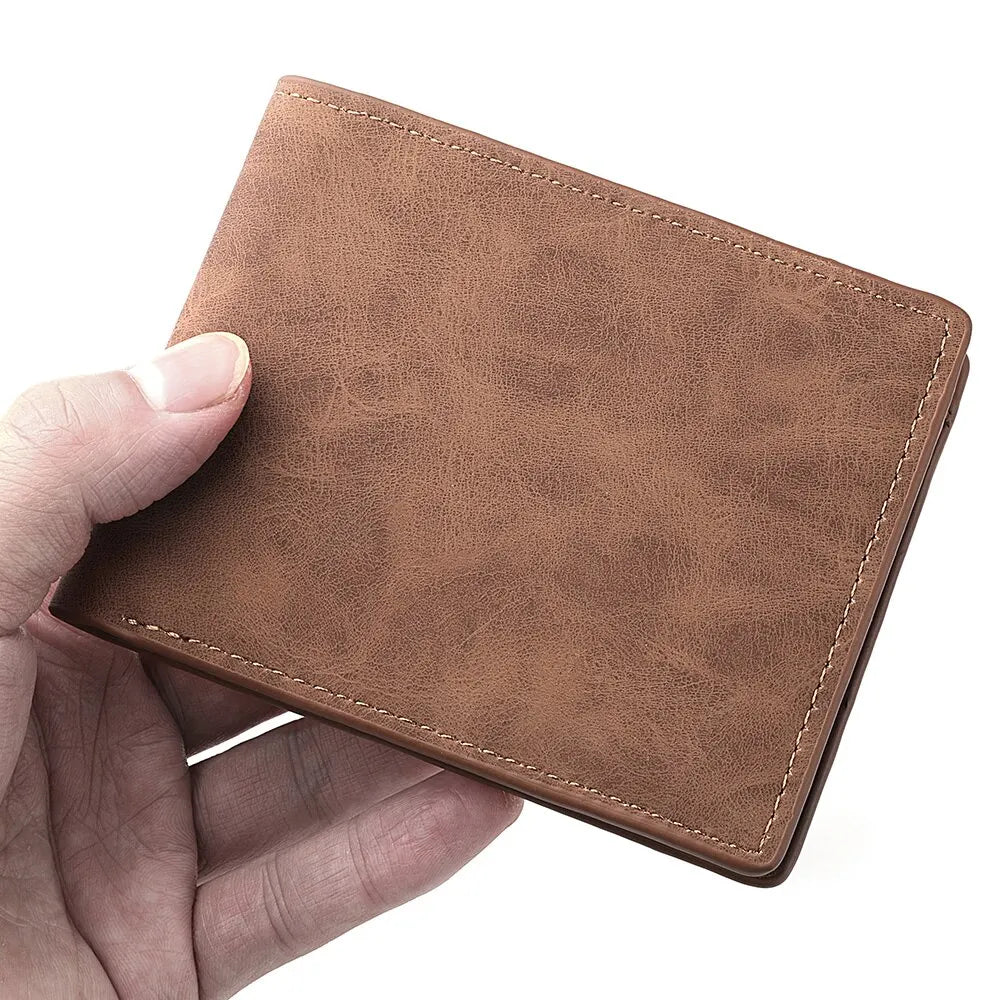 2025 New Wallet Men Short Dollar Clip Zipper Simple Soft Leather Lightweight Usedleon
