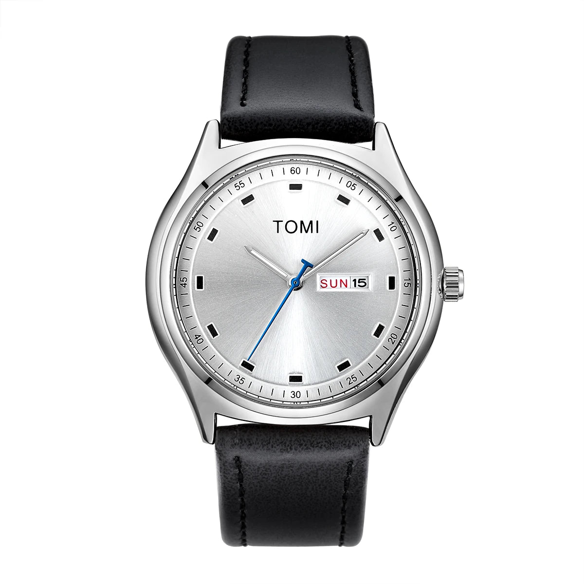 TOMI Minimalist Men's Watch Business Casual Men's And Women's Quartz Watch Fashionable And Versatile Calendar Quartz Watch Usedleon