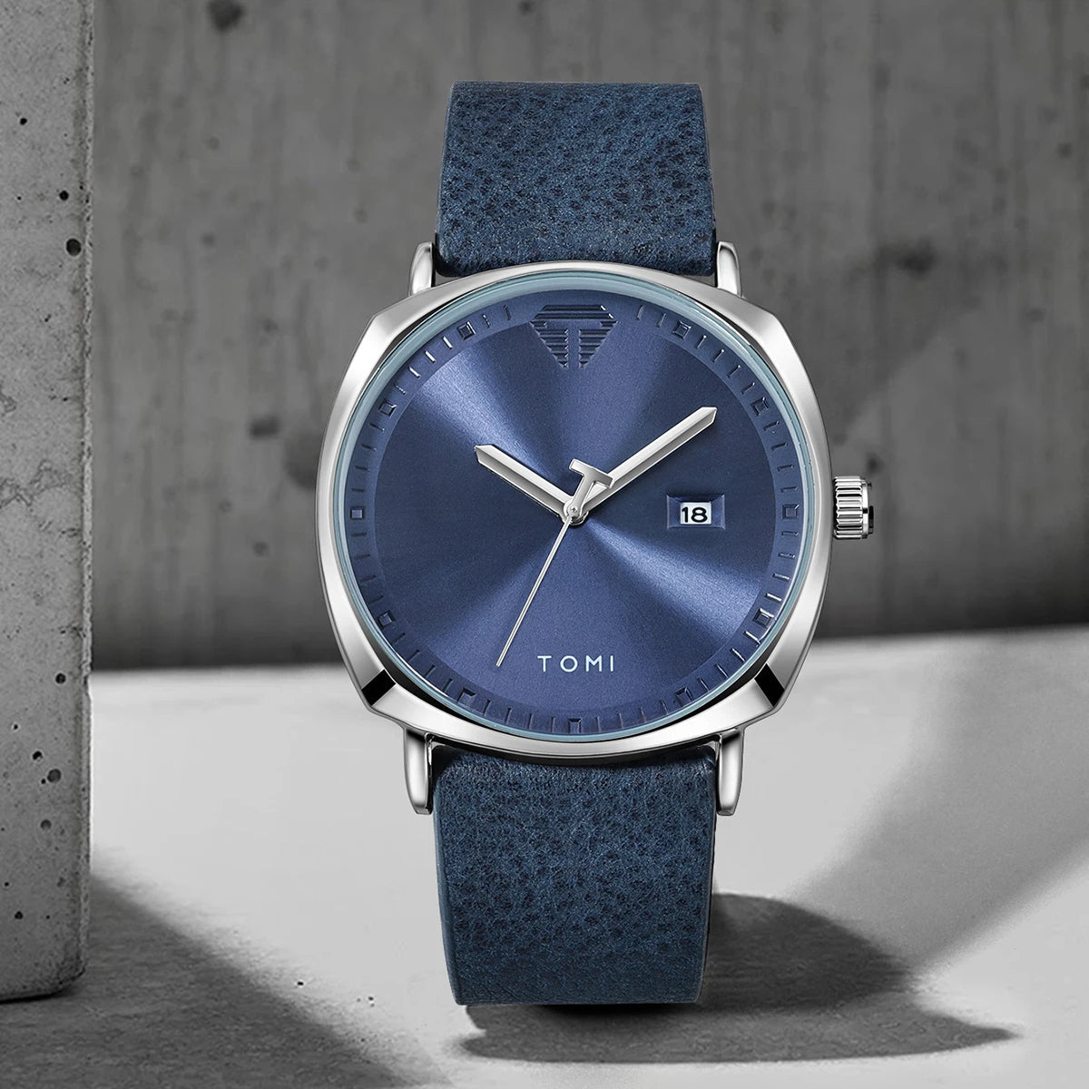 TOMI New 2PCS Luxury Business Men Watch Gift Box Set Simple and Casual Men Calendar Quartz Watch Pen Reloj Men Holiday Gift Usedleon