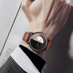 TOMI 3PCS Luxury Business Gift Box Set Men Watch Wallet Simple Leisure Creative Hollow Dial Men Quartz Watch Watch Clock Gifts Usedleon