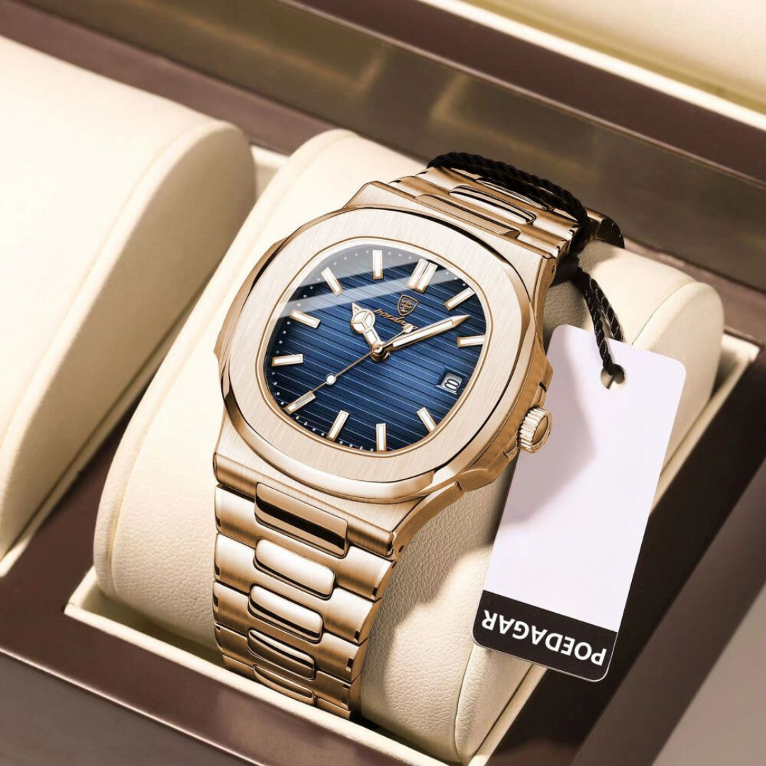 Relógio deluxe Golden-usedleon® Usedleon